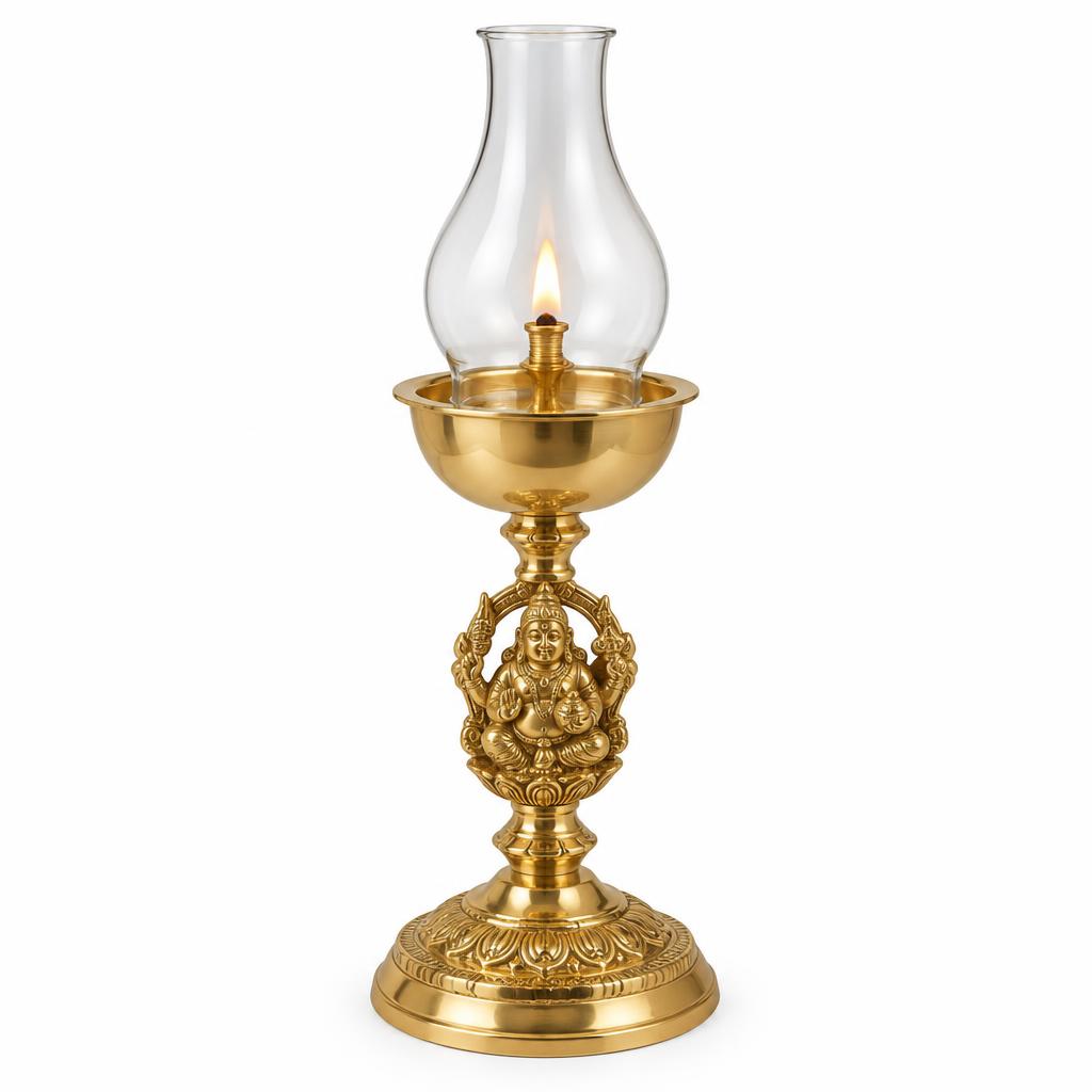 Brass Kuber Akhand Jyoti Diya