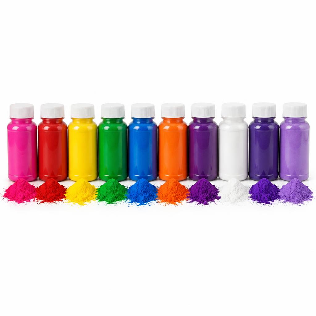 Rangoli Colour Powder Set (10 Colours)