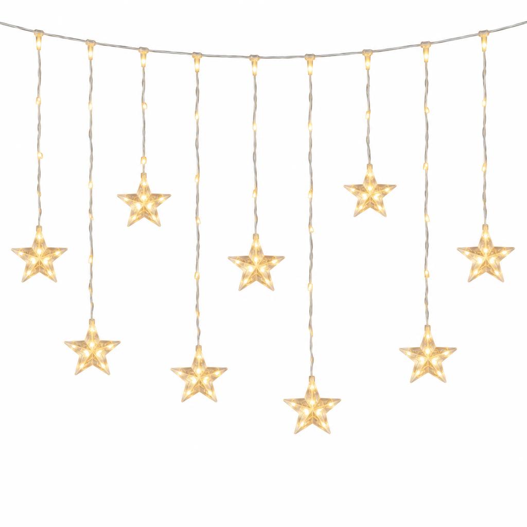 LED Star Curtain Light (12 Stars)